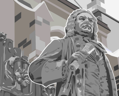 Bachdenkmal in
Leipzig